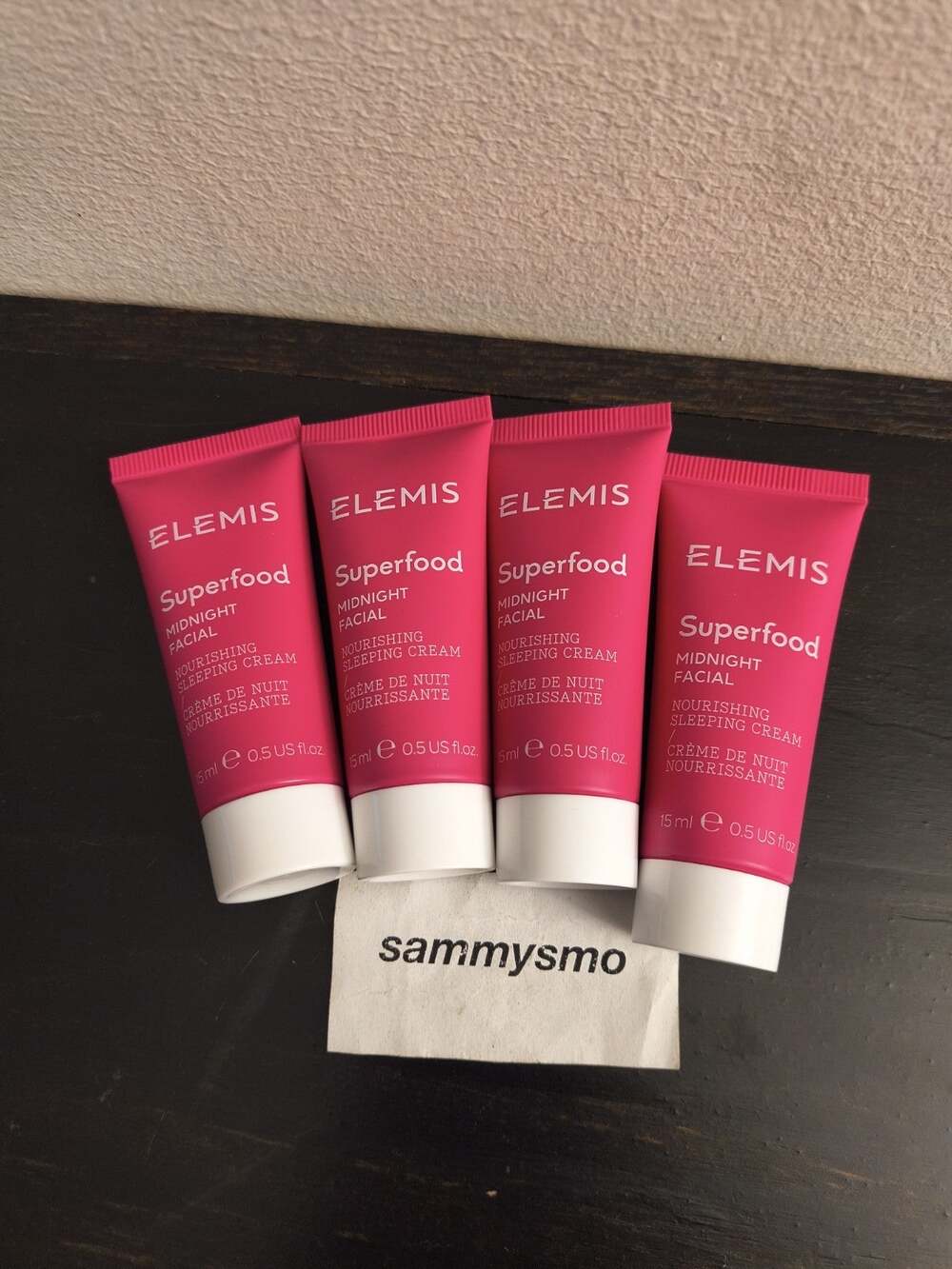 ELEMIS SUPERFOOD MIDNIGHT FACIAL SLEEPING CREAM 0.5 oz., x4